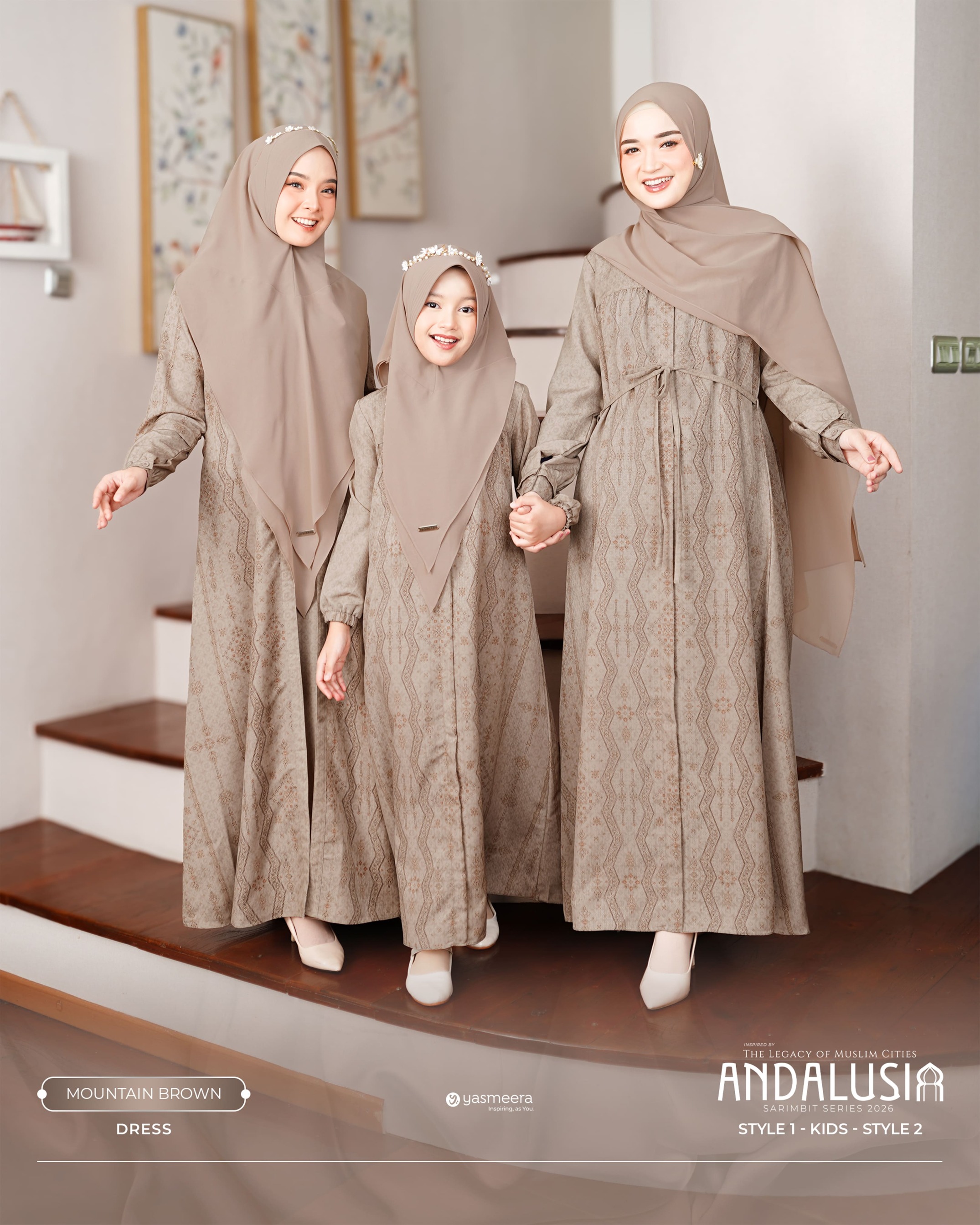 SARIMBIT 2026 ANDALUSIA SERIES WARNA MOUNTAIN BROWN