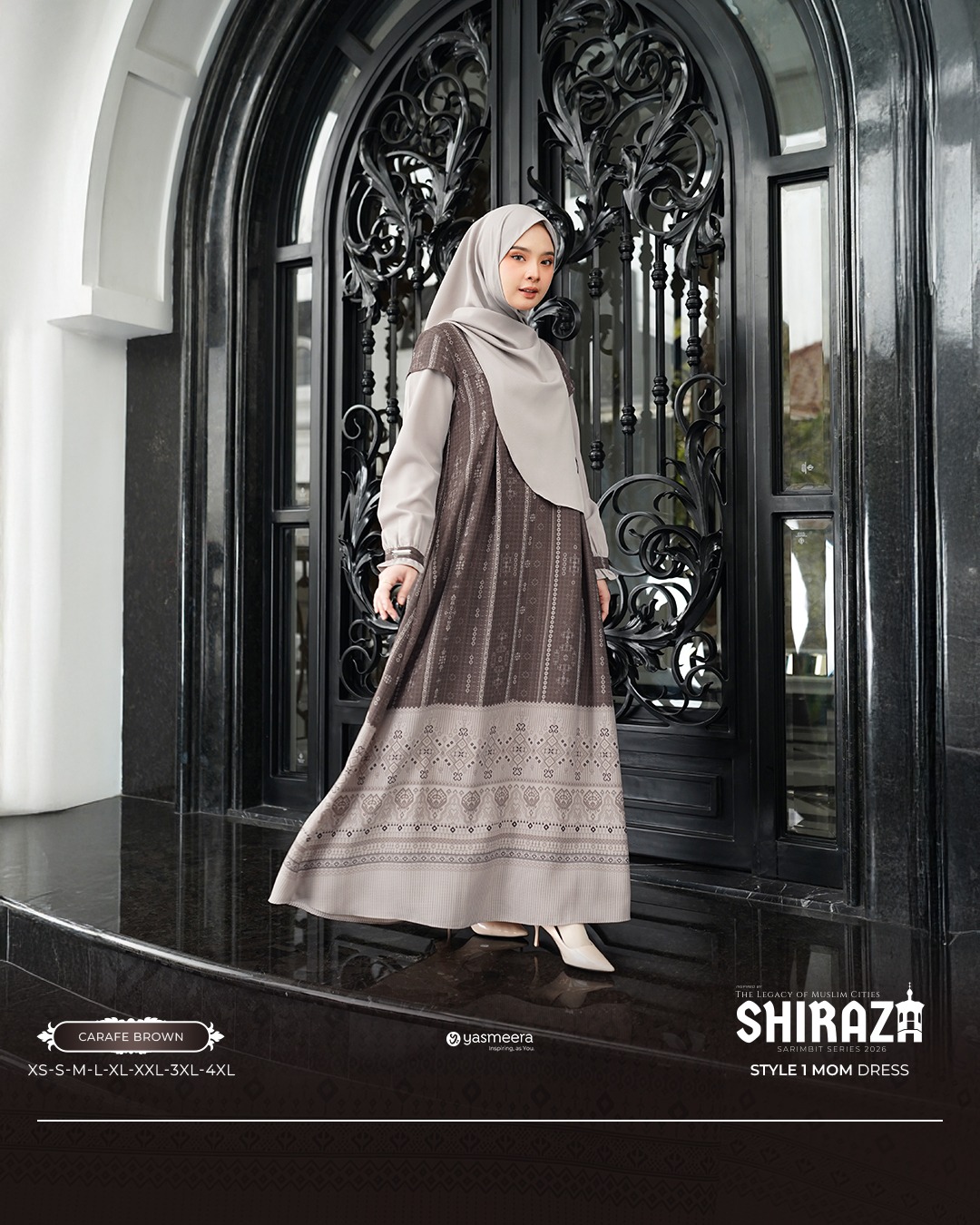 SARIMBIT 2026 SHIRAZA SERIES WARNA CARAFE BROWN
