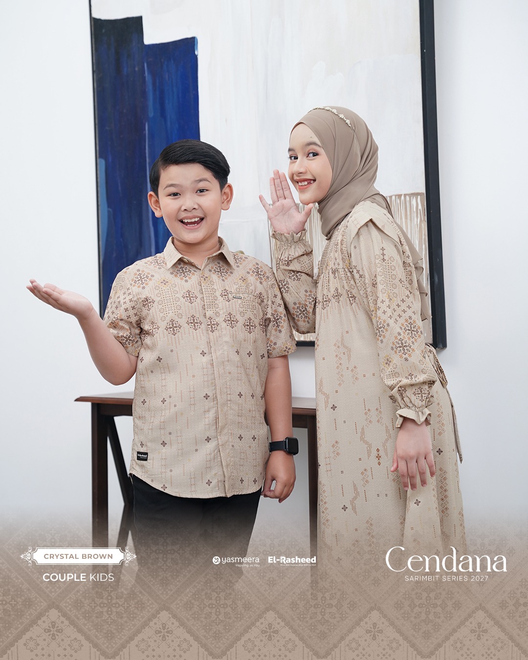 SARIMBIT 2027 CENDANA SERIES WARNA CRYSTAL BROWN