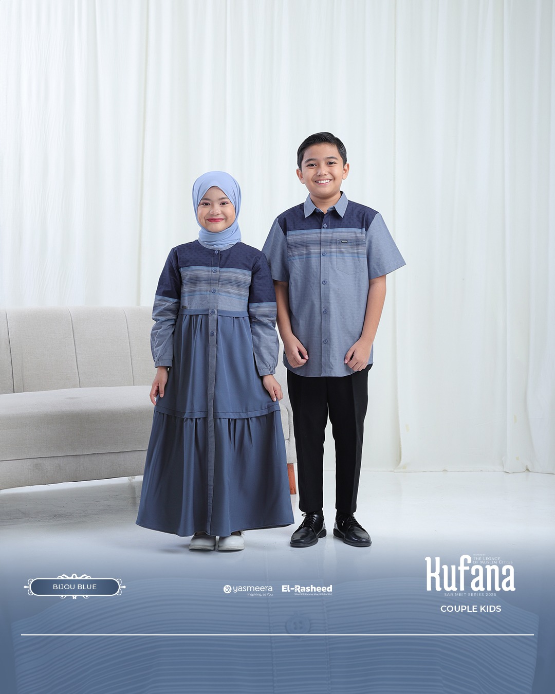 SARIMBIT 2026 KUFANA SERIES WARNA BIJOU BLUE