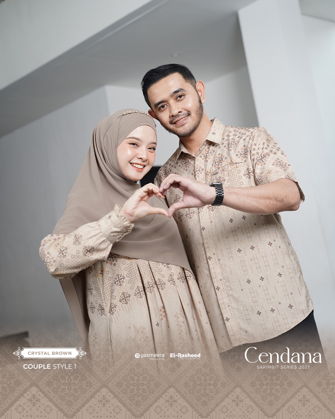 SARIMBIT 2027 CENDANA SERIES WARNA CRYSTAL BROWN