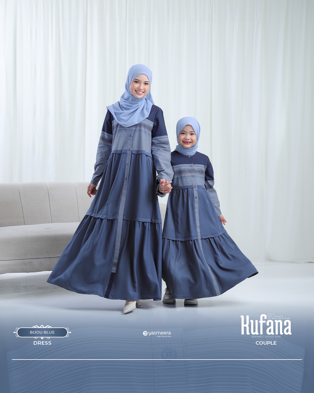 SARIMBIT 2026 KUFANA SERIES WARNA BIJOU BLUE