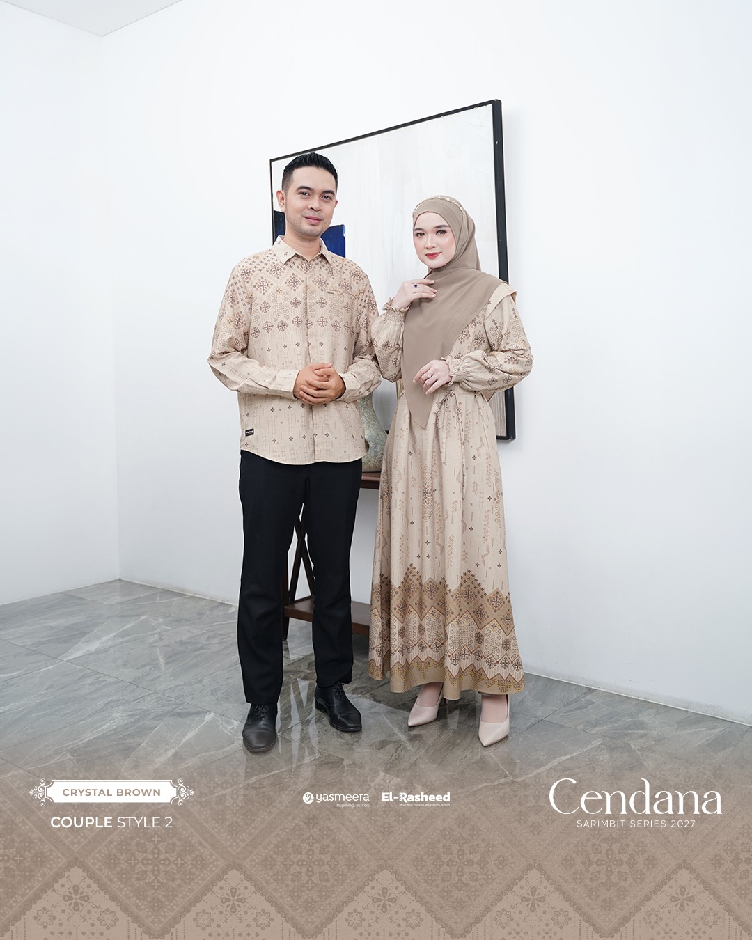 SARIMBIT 2027 CENDANA SERIES WARNA CRYSTAL BROWN