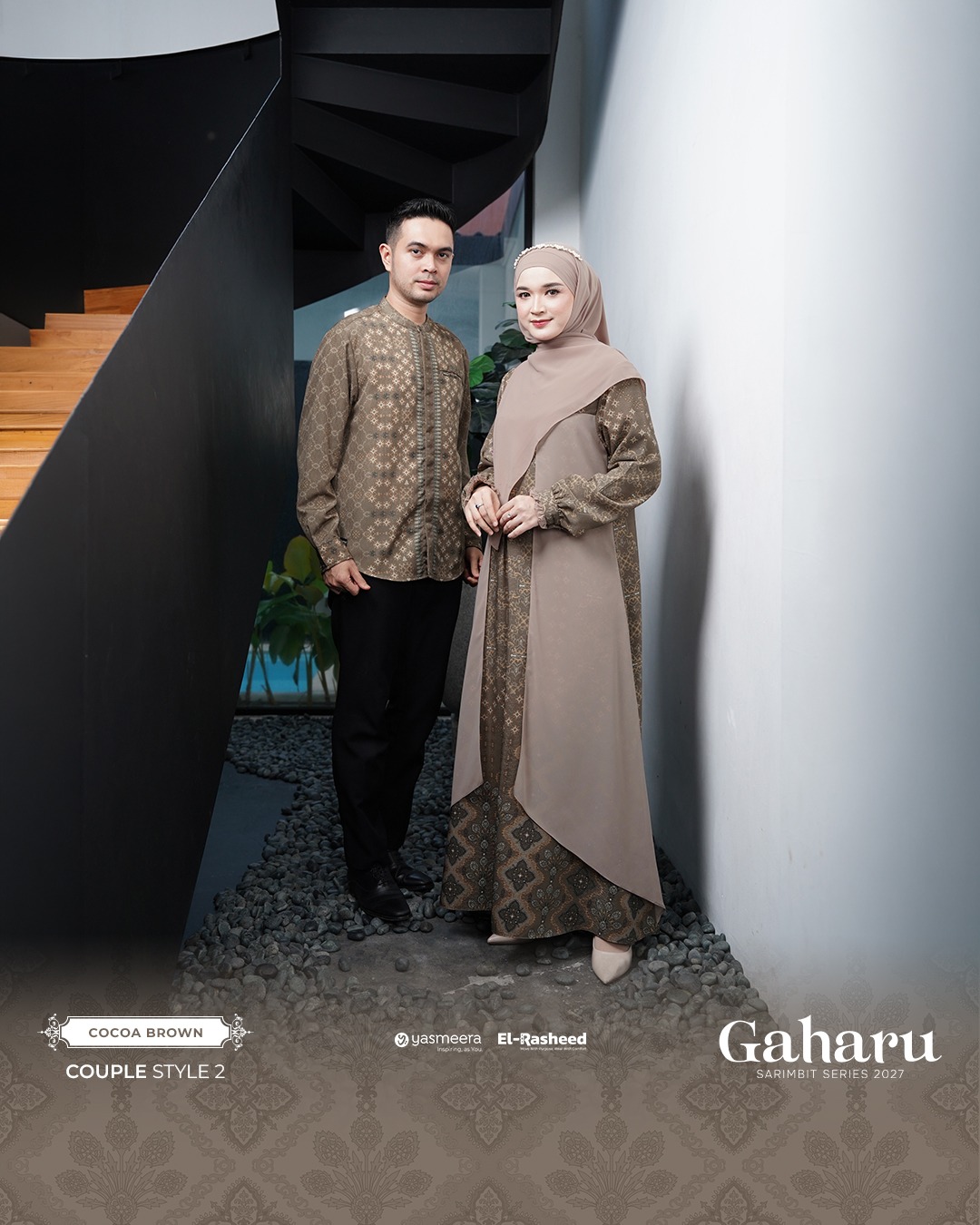 SARIMBIT 2027 GAHARU SERIES WARNA COCOA BROWN