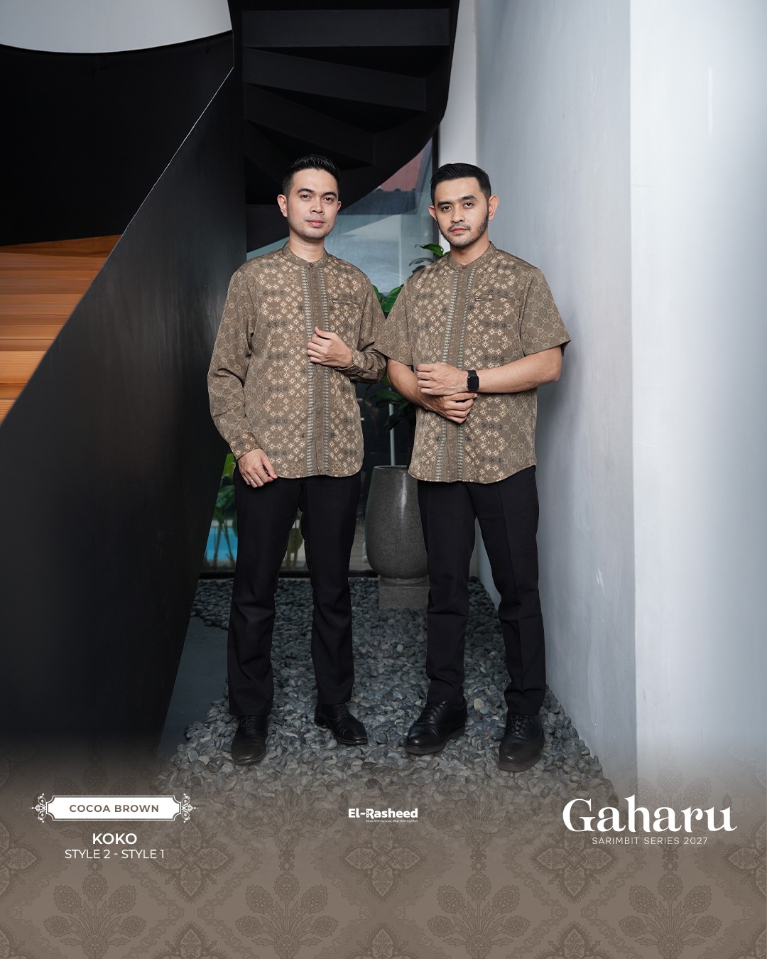 SARIMBIT 2027 GAHARU SERIES WARNA COCOA BROWN