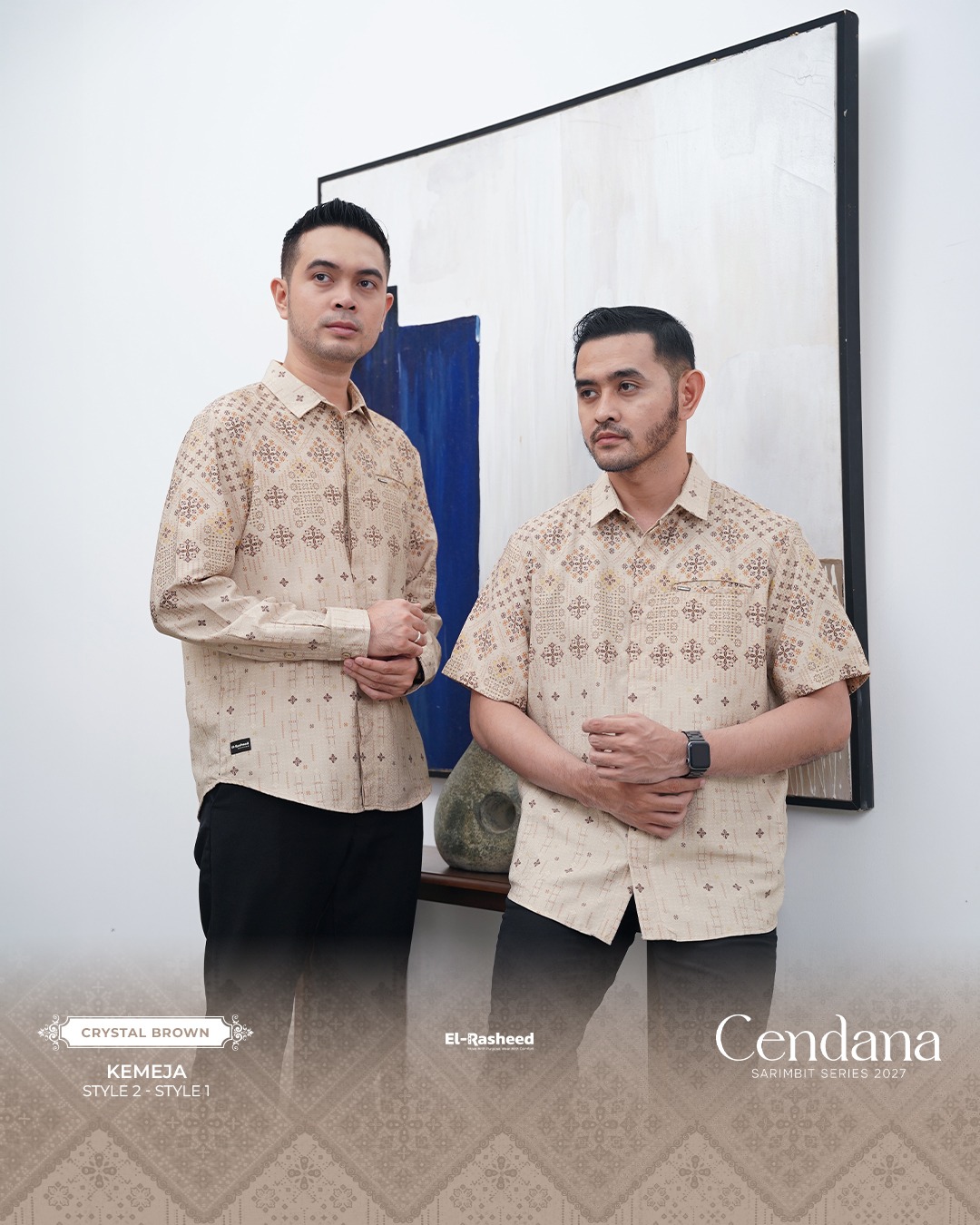 SARIMBIT 2027 CENDANA SERIES WARNA CRYSTAL BROWN