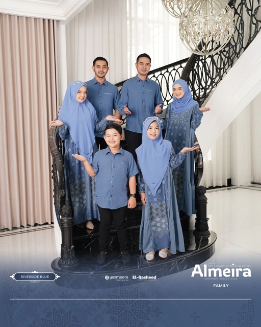 Image of SARIMBIT 2026 ALMEIRA SERIES WARNA RIVERSIDE BLUE