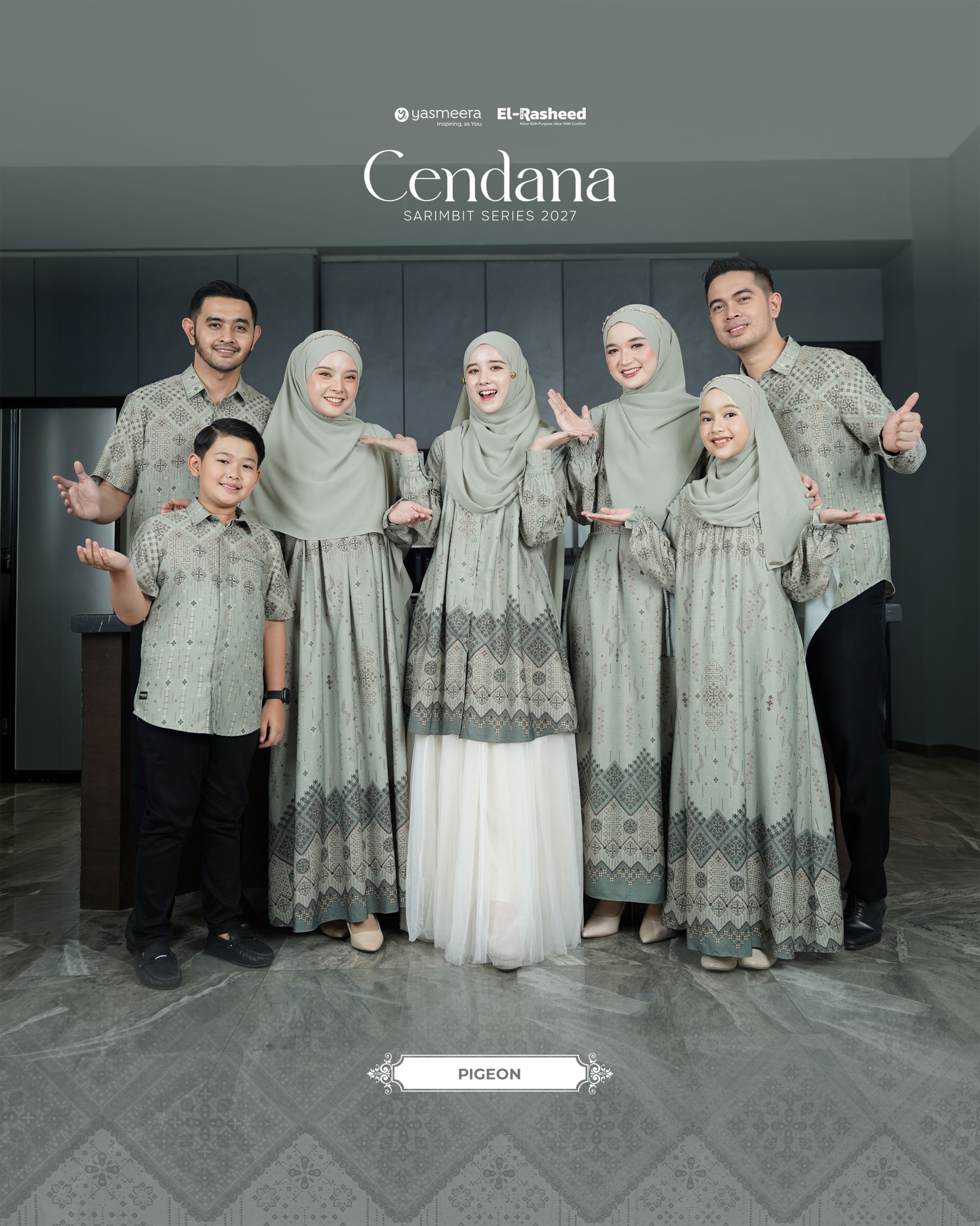 SARIMBIT 2027 CENDANA SERIES WARNA PIGEON