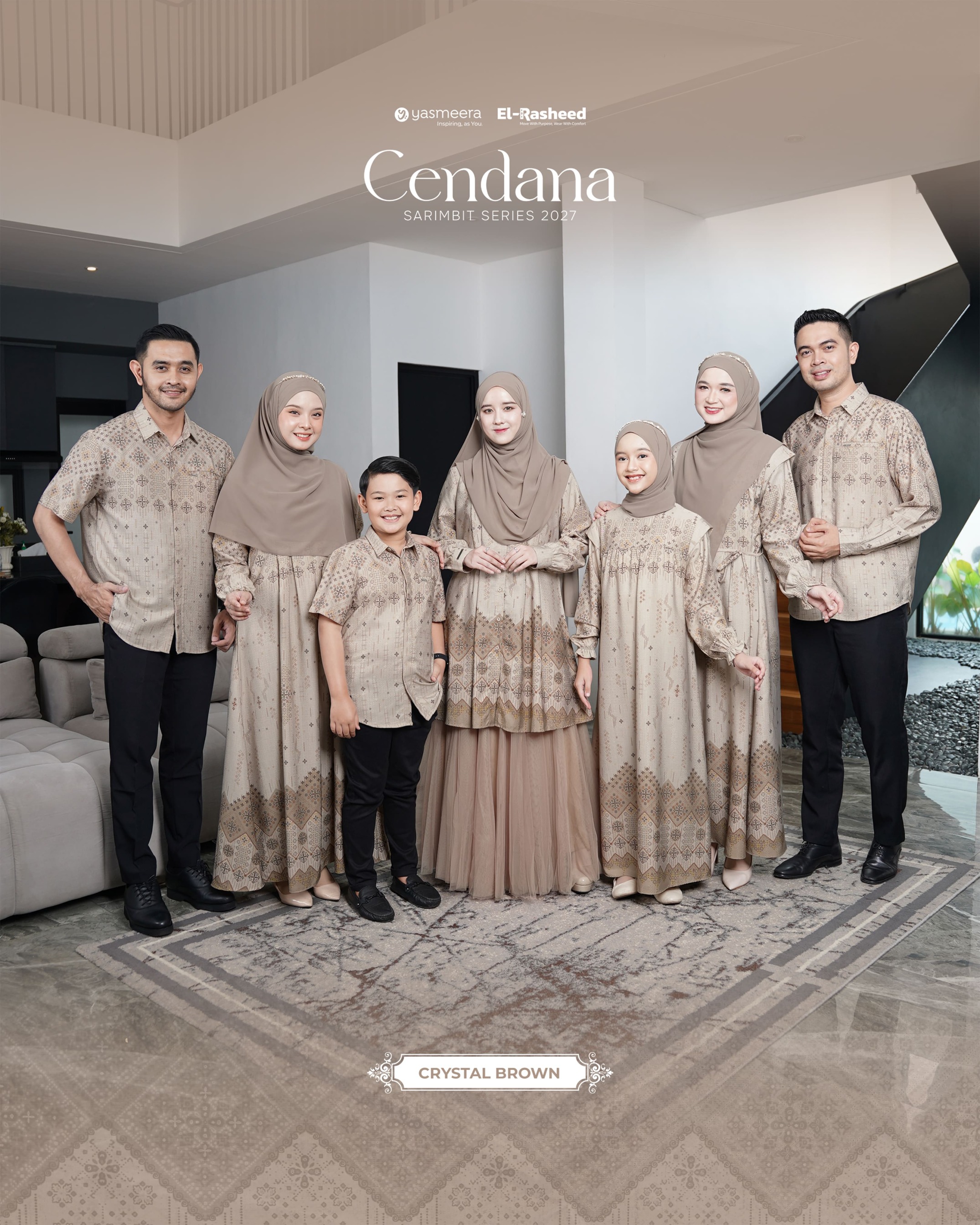 SARIMBIT 2027 CENDANA SERIES WARNA CRYSTAL BROWN