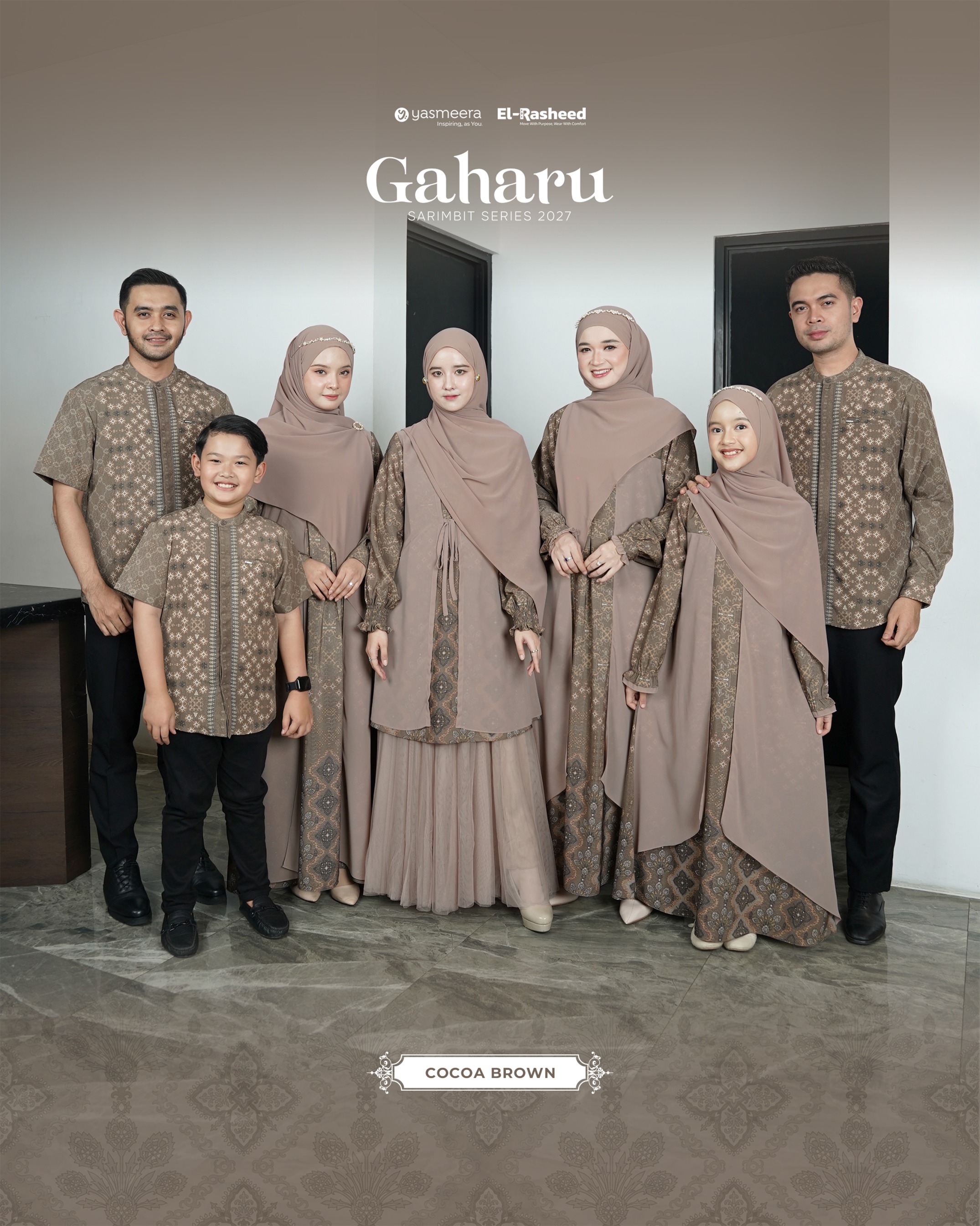SARIMBIT 2027 GAHARU SERIES WARNA COCOA BROWN