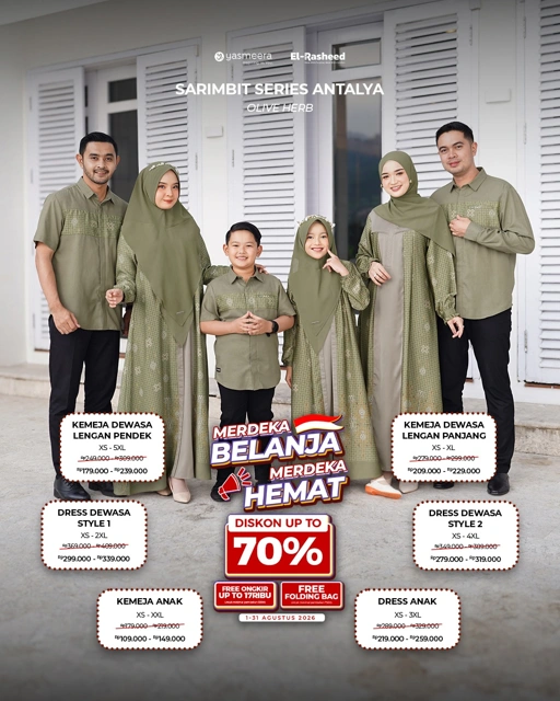SARIMBIT 2026 ANTALYA SERIES WARNA OLIVE HERB