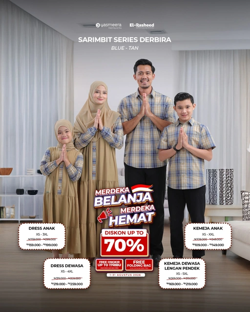 SARIMBIT 2026 DERBIRA SERIES WARNA BLUE-TAN