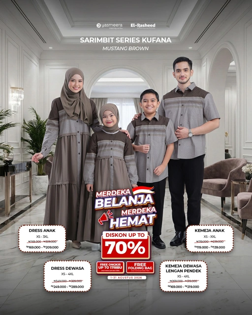 SARIMBIT 2026 KUFANA SERIES WARNA MUSTANG BROWN