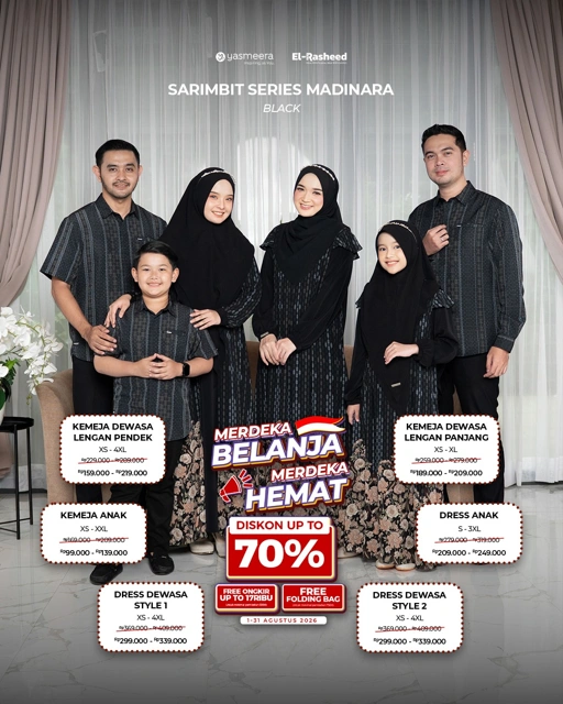 SARIMBIT 2026 MADINARA SERIES WARNA BLACK