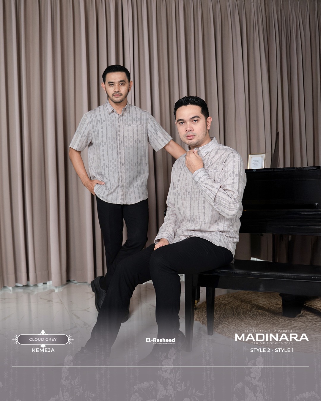 SARIMBIT 2026 MADINARA SERIES WARNA CLOUD GREY