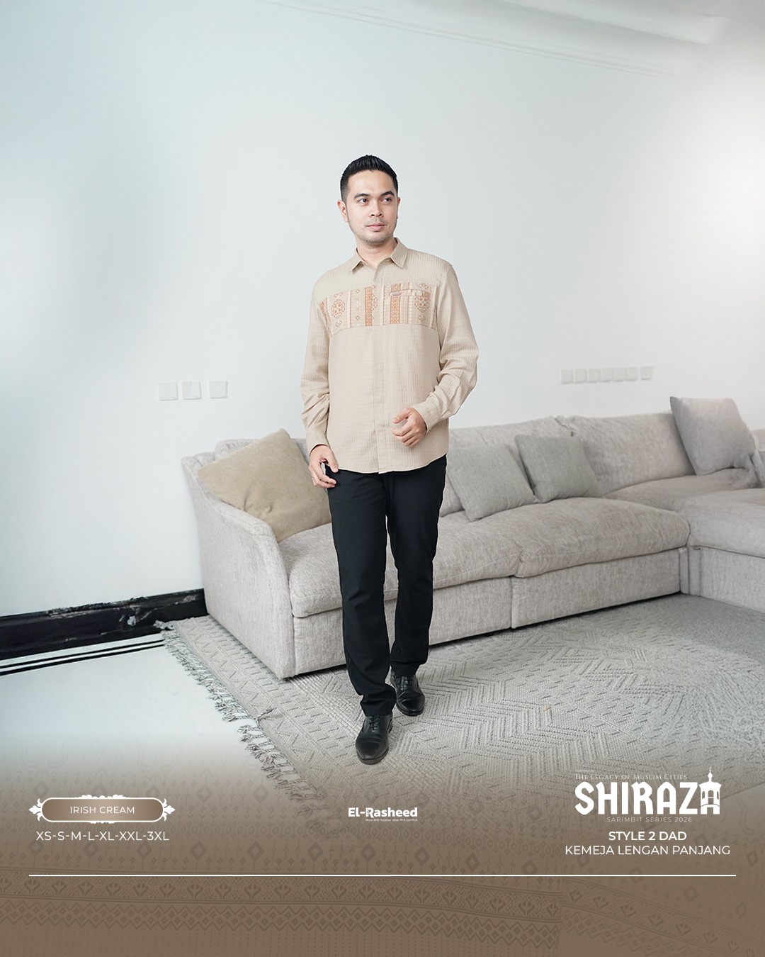 SARIMBIT 2026 SHIRAZA SERIES WARNA IRISH CREAM
