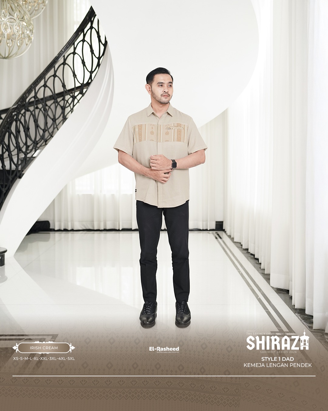 SARIMBIT 2026 SHIRAZA SERIES WARNA IRISH CREAM