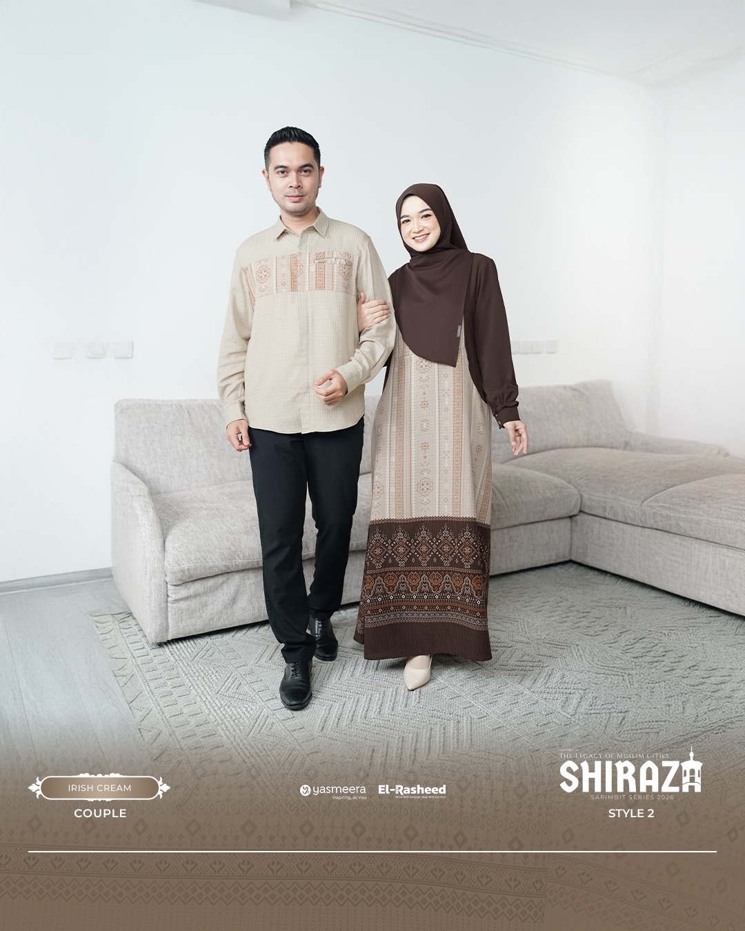 SARIMBIT 2026 SHIRAZA SERIES WARNA IRISH CREAM