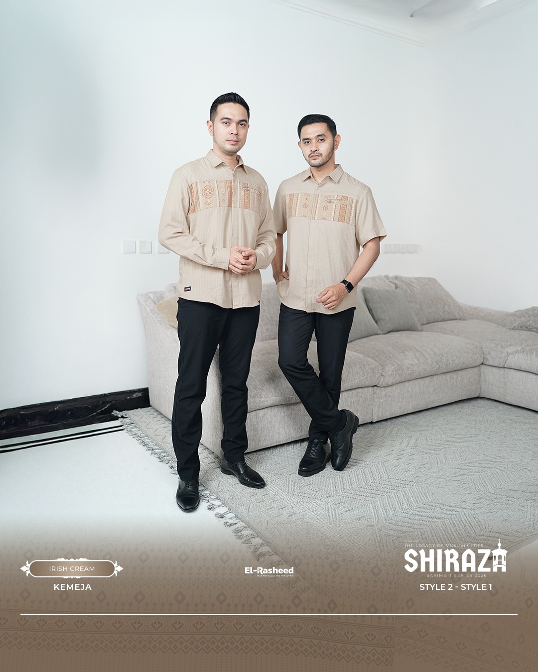 SARIMBIT 2026 SHIRAZA SERIES WARNA IRISH CREAM
