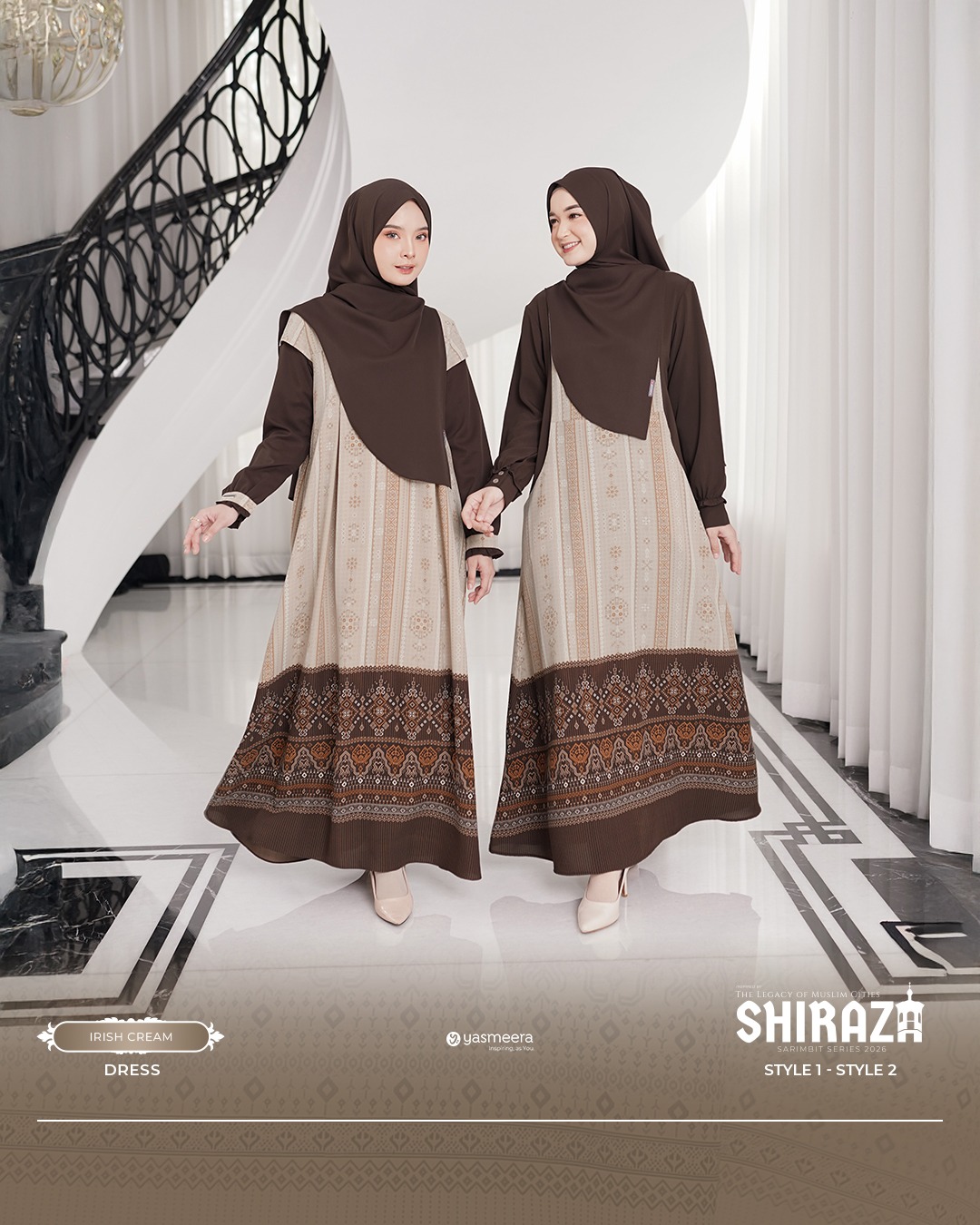 SARIMBIT 2026 SHIRAZA SERIES WARNA IRISH CREAM