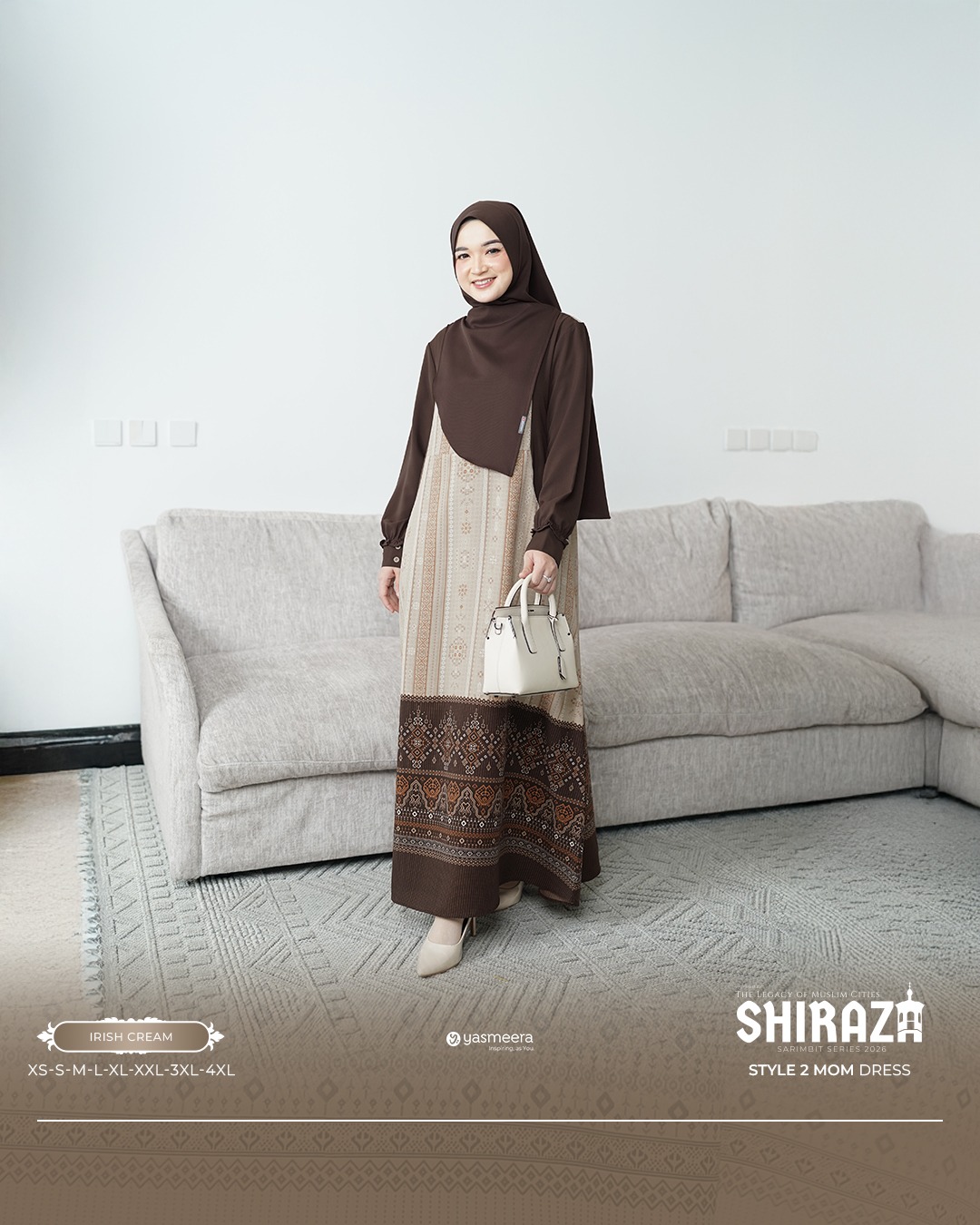 SARIMBIT 2026 SHIRAZA SERIES WARNA IRISH CREAM