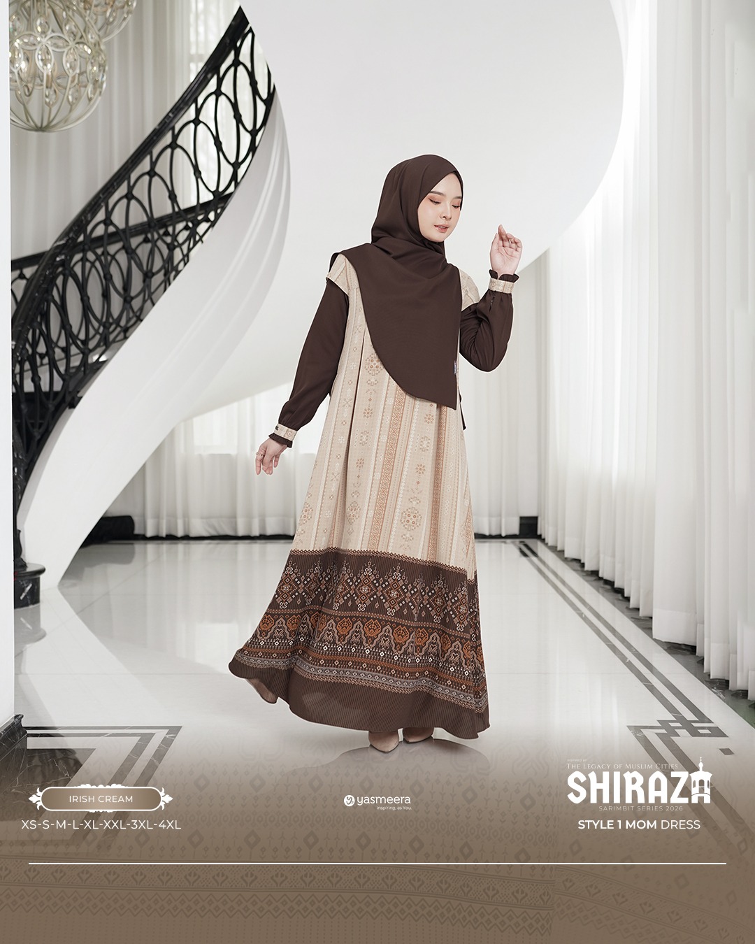 SARIMBIT 2026 SHIRAZA SERIES WARNA IRISH CREAM
