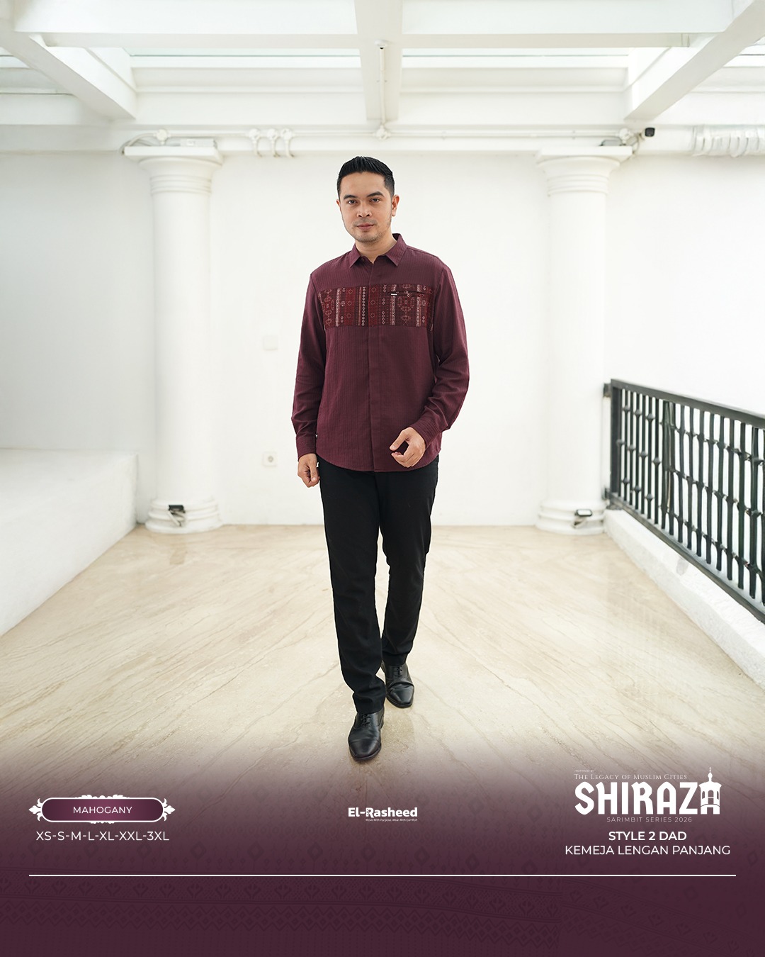SARIMBIT 2026 SHIRAZA SERIES WARNA MAHOGANY