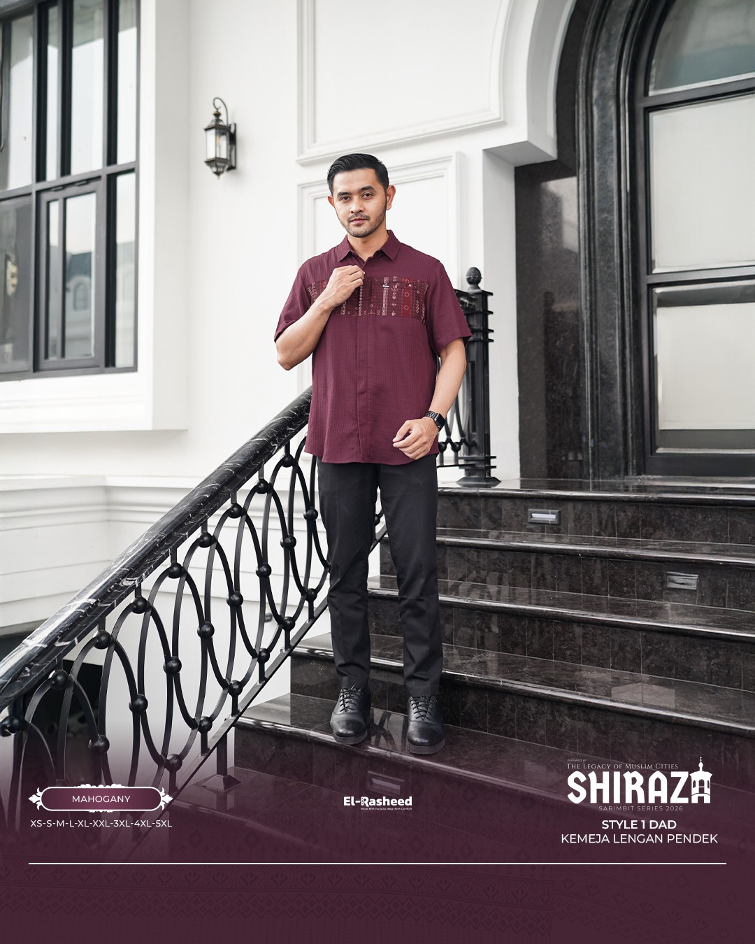 SARIMBIT 2026 SHIRAZA SERIES WARNA MAHOGANY