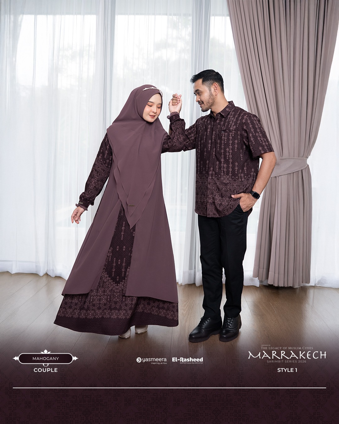 SARIMBIT 2026 MARRAKECH SERIES WARNA MAHOGANY