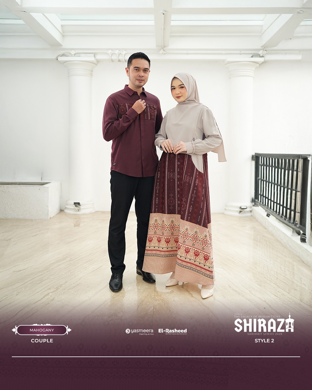 SARIMBIT 2026 SHIRAZA SERIES WARNA MAHOGANY