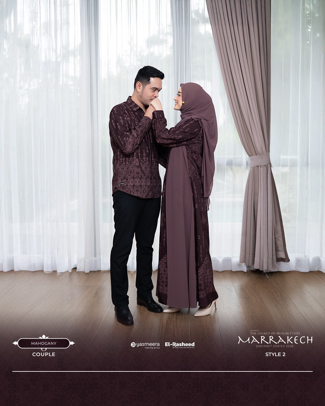 SARIMBIT 2026 MARRAKECH SERIES WARNA MAHOGANY