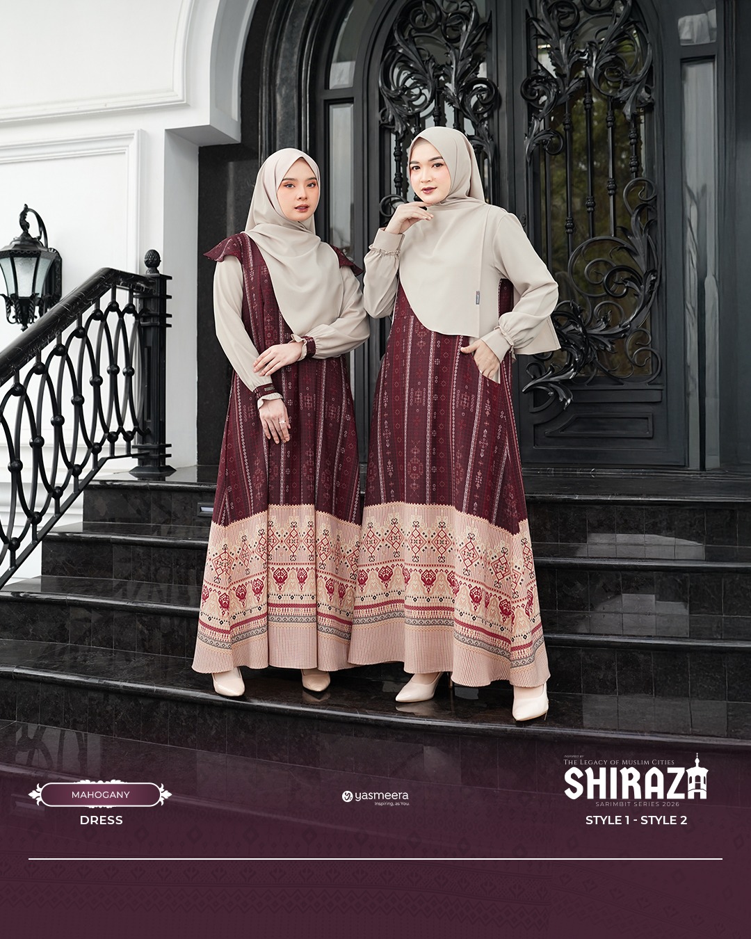 SARIMBIT 2026 SHIRAZA SERIES WARNA MAHOGANY