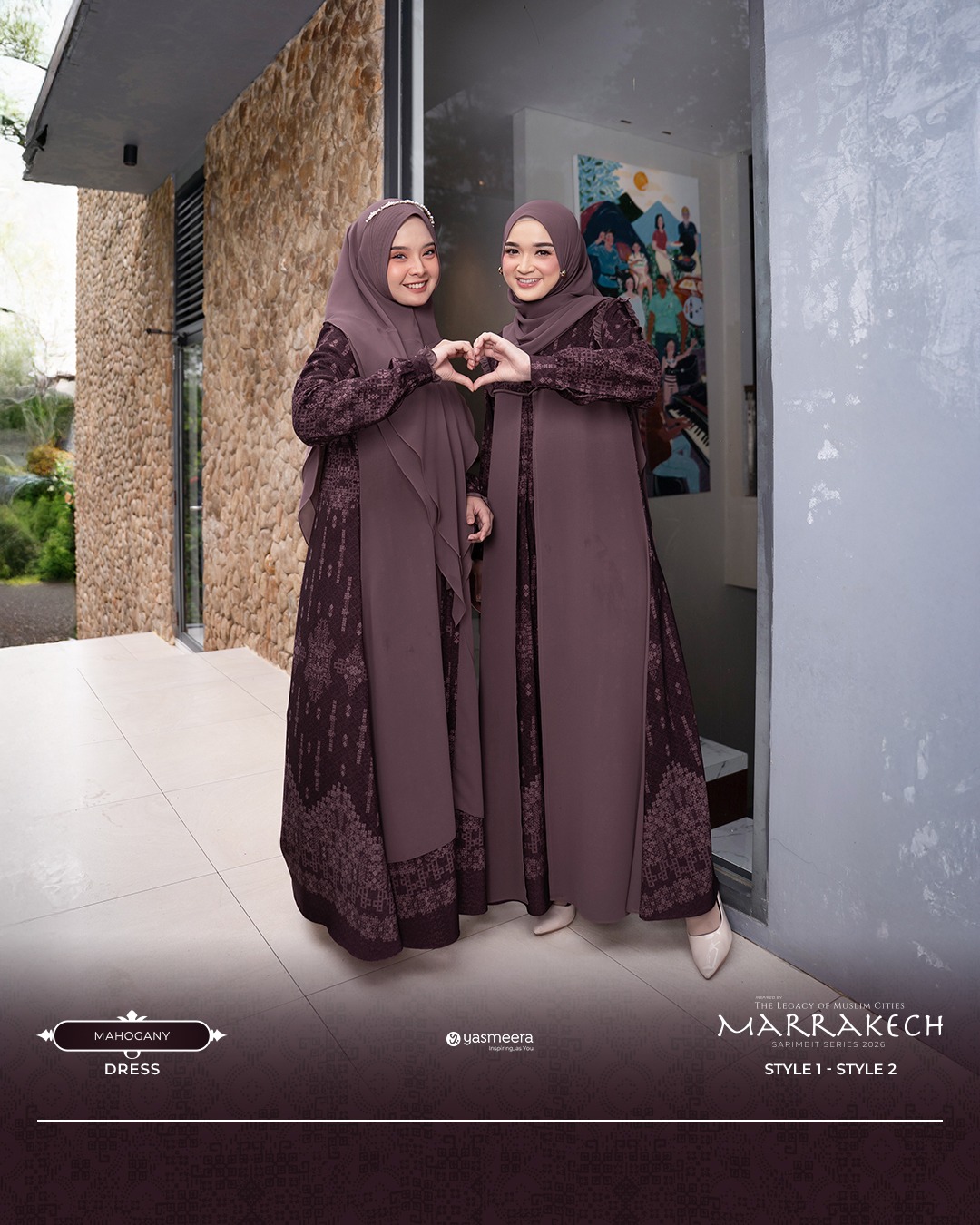 SARIMBIT 2026 MARRAKECH SERIES WARNA MAHOGANY