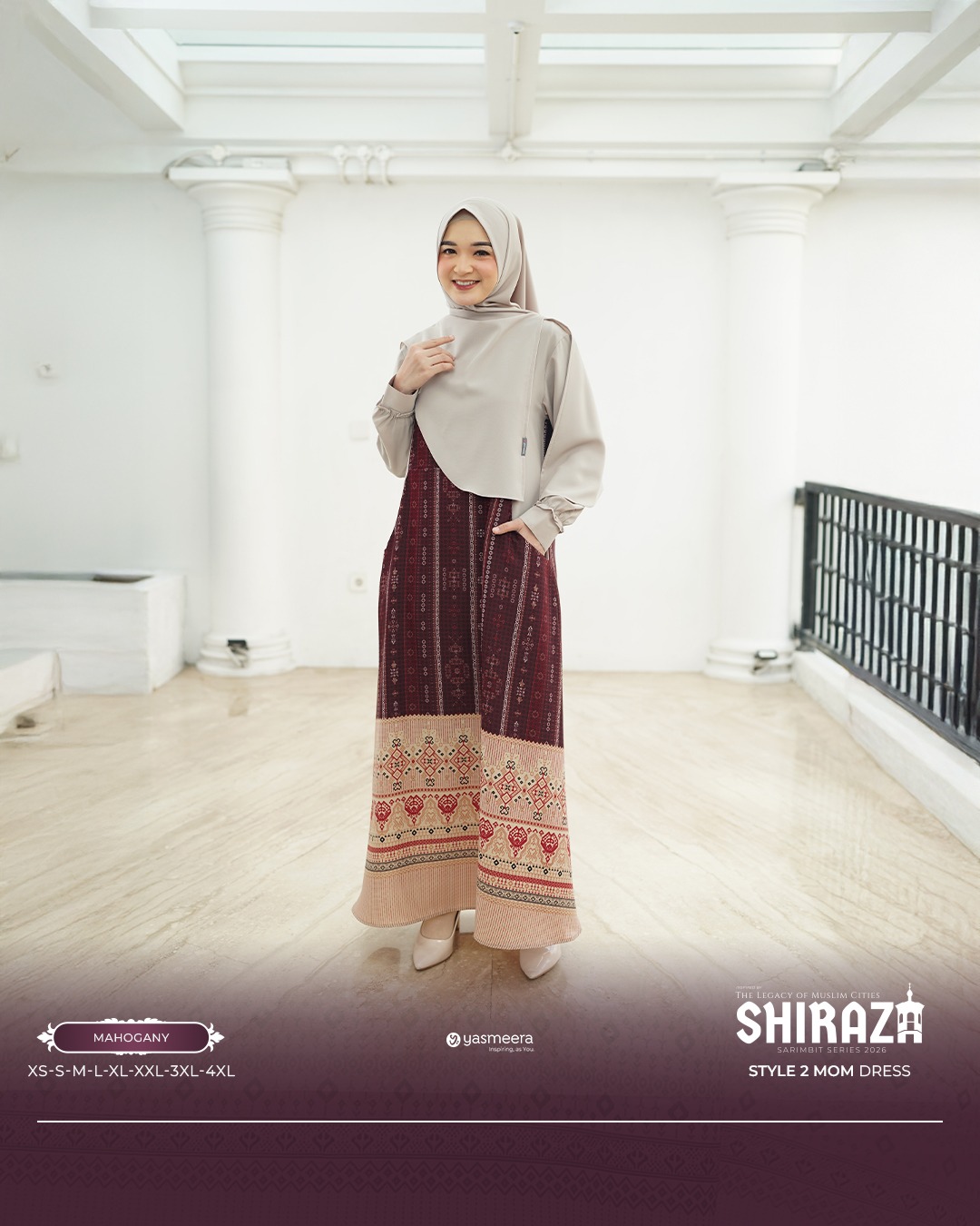SARIMBIT 2026 SHIRAZA SERIES WARNA MAHOGANY