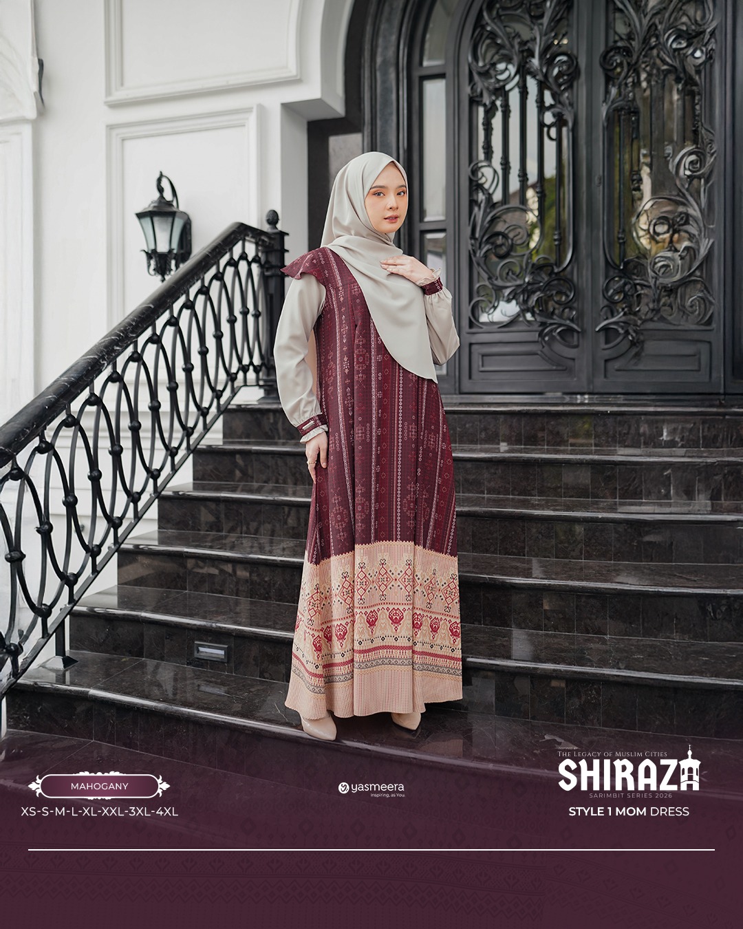 SARIMBIT 2026 SHIRAZA SERIES WARNA MAHOGANY