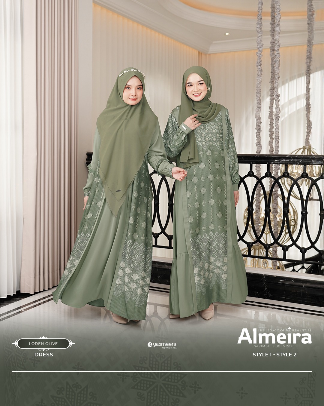 SARIMBIT 2026 ALMEIRA SERIES WARNA LODEN OLIVE