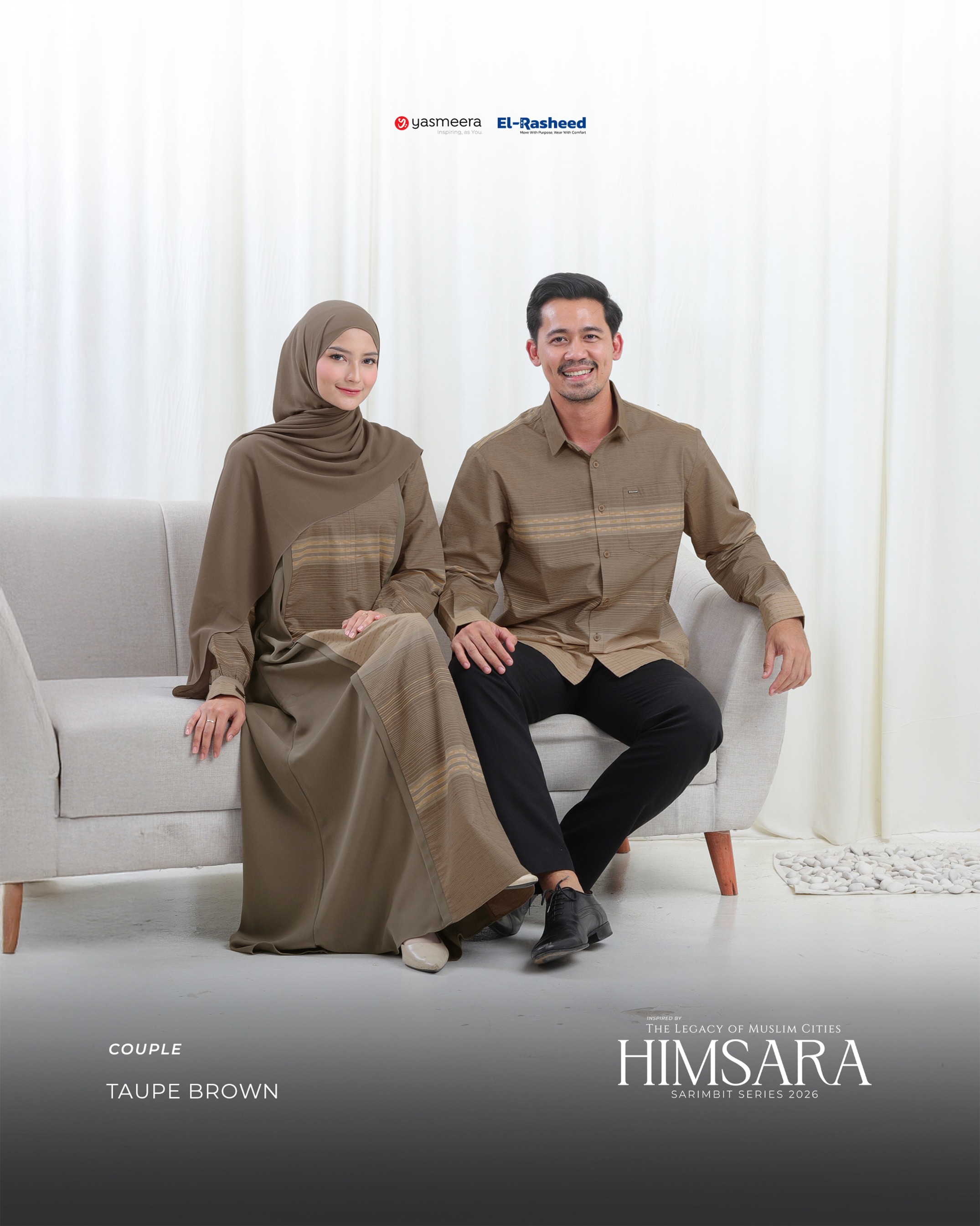 SARIMBIT 2026 HIMSARA SERIES WARNA TAUPE BROWN