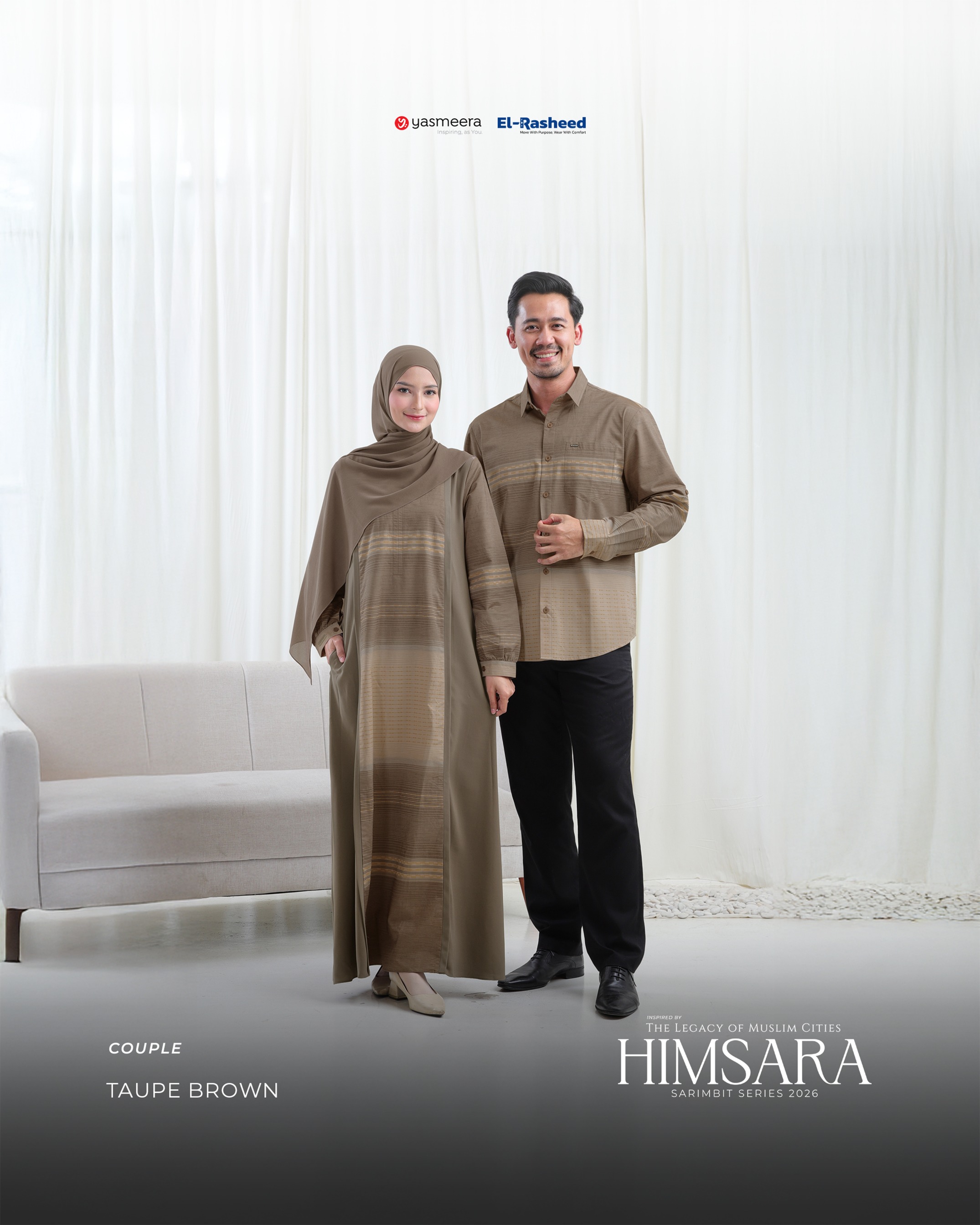 SARIMBIT 2026 HIMSARA SERIES WARNA TAUPE BROWN