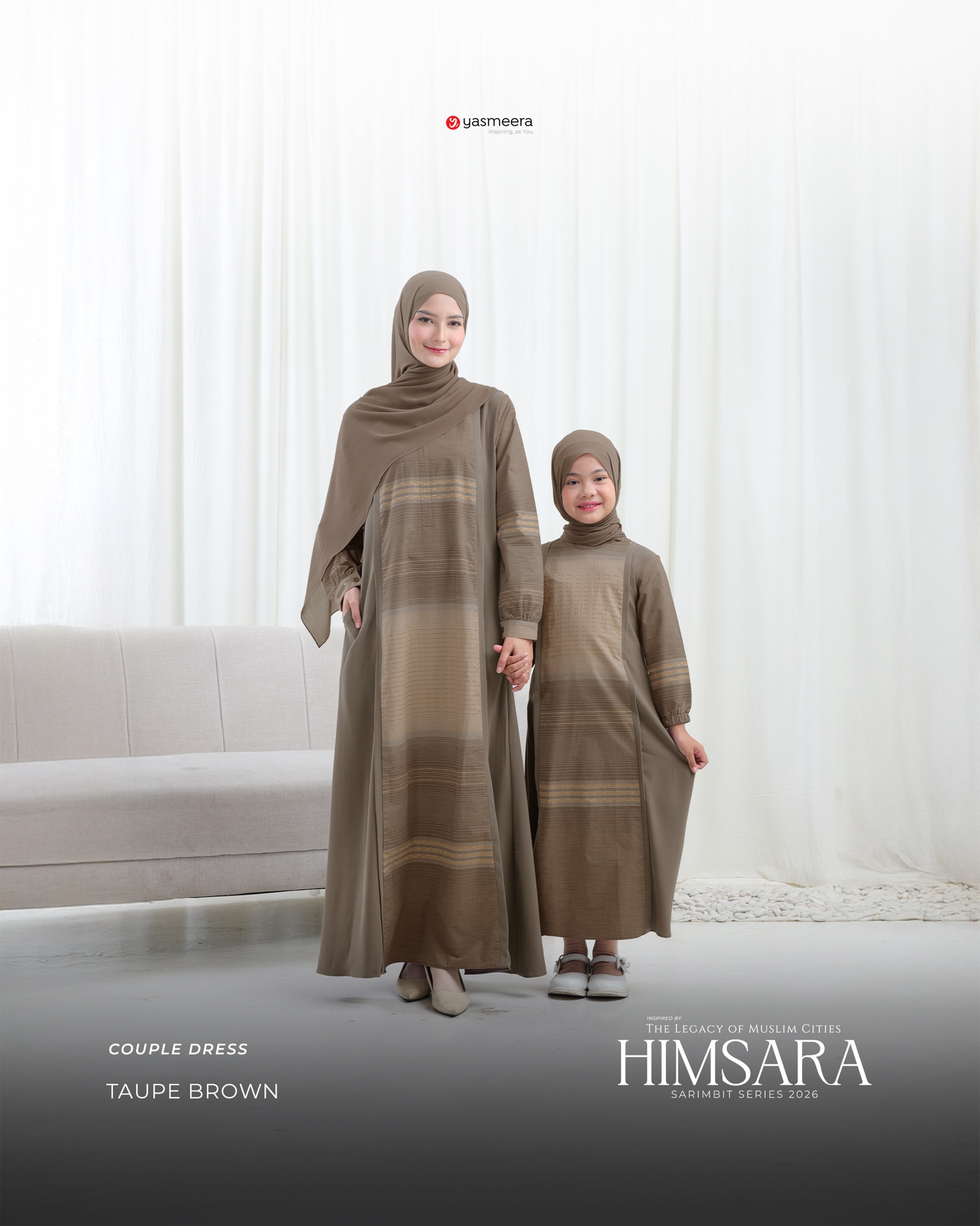 SARIMBIT 2026 HIMSARA SERIES WARNA TAUPE BROWN