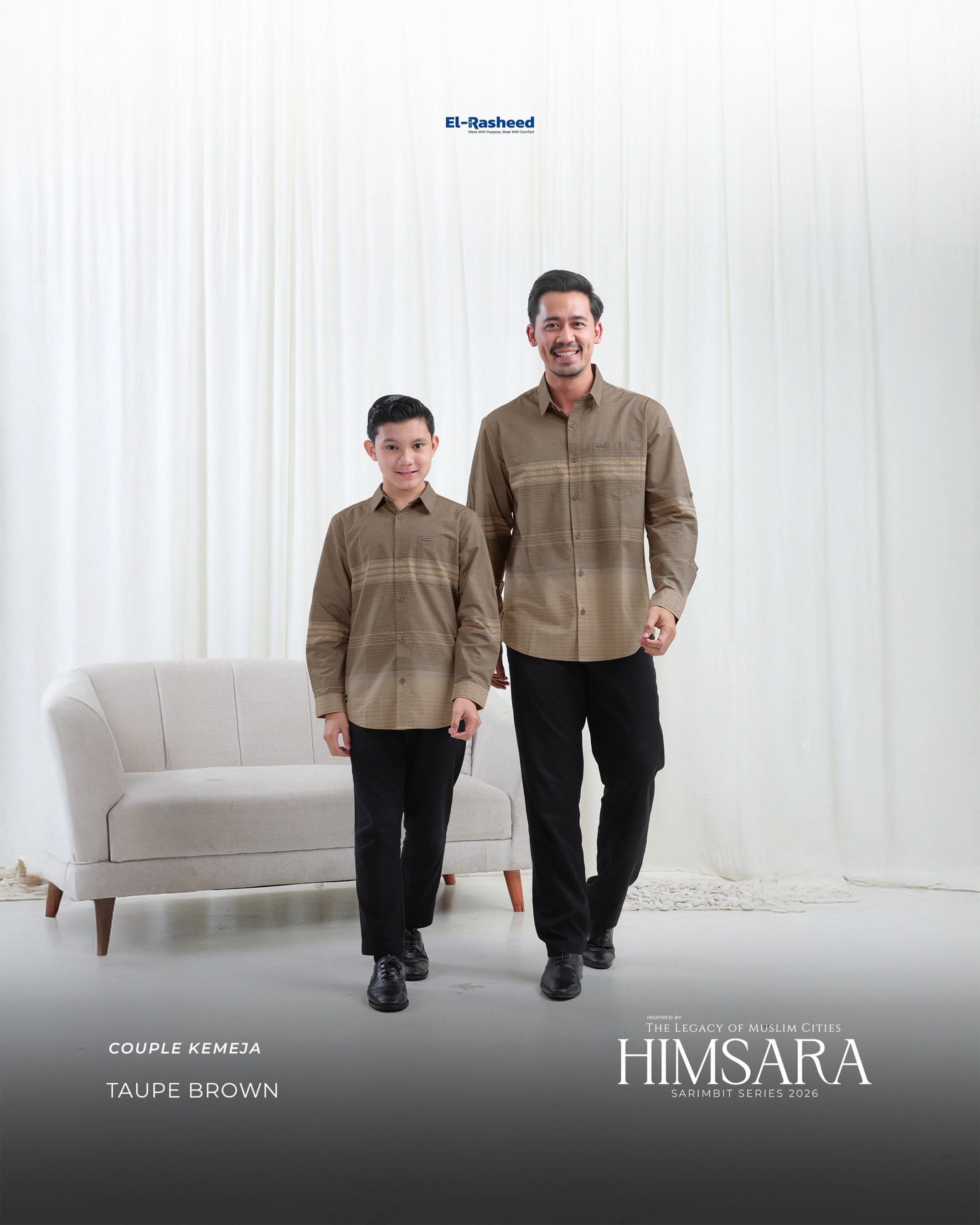 SARIMBIT 2026 HIMSARA SERIES WARNA TAUPE BROWN