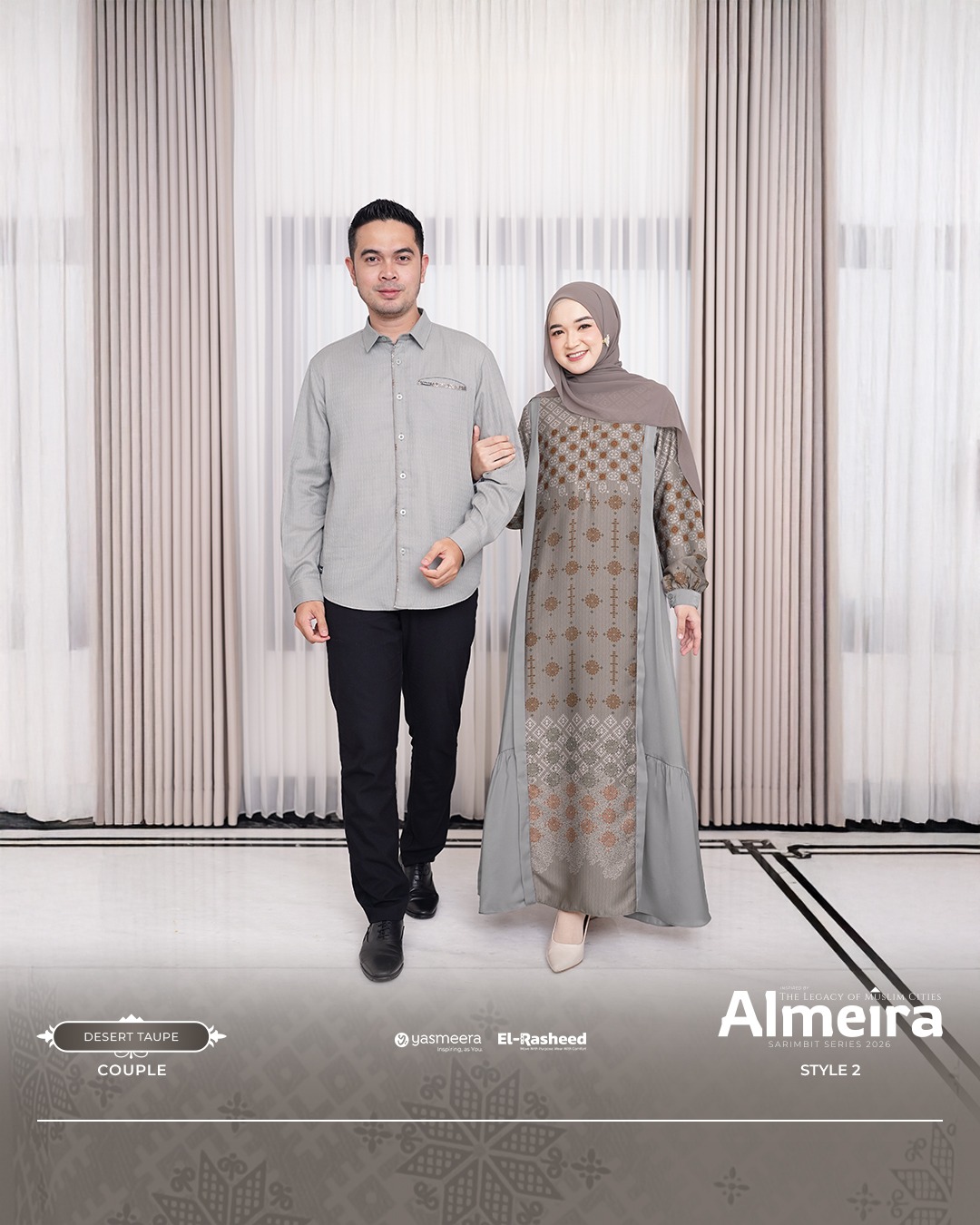 SARIMBIT 2026 ALMEIRA SERIES WARNA DESERT TAUPE
