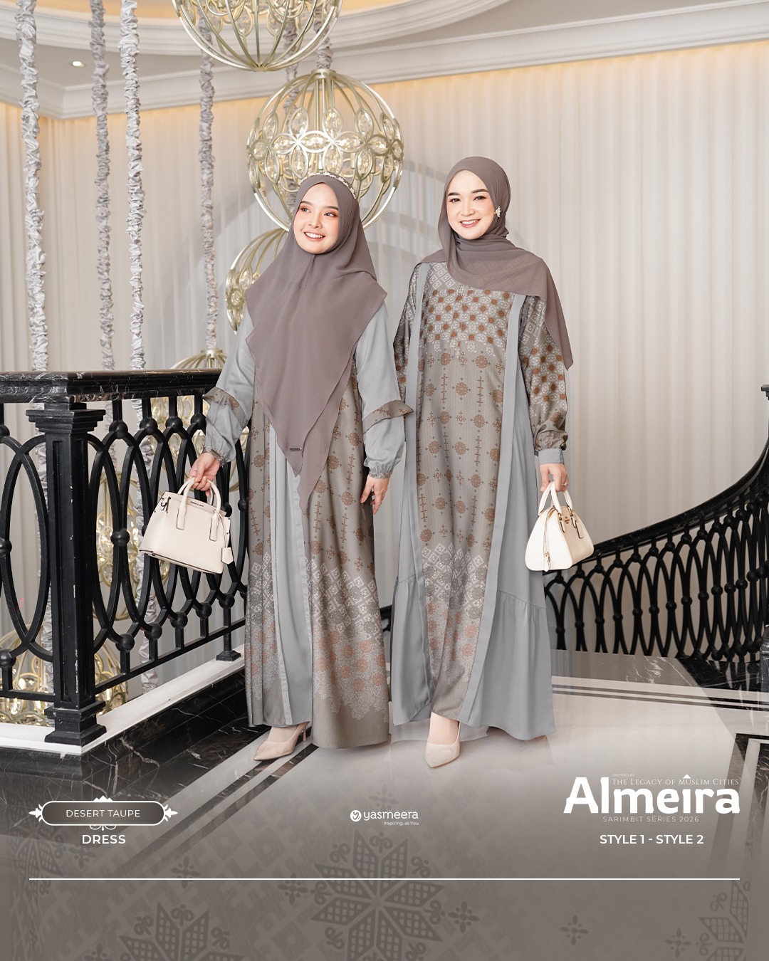 SARIMBIT 2026 ALMEIRA SERIES WARNA DESERT TAUPE