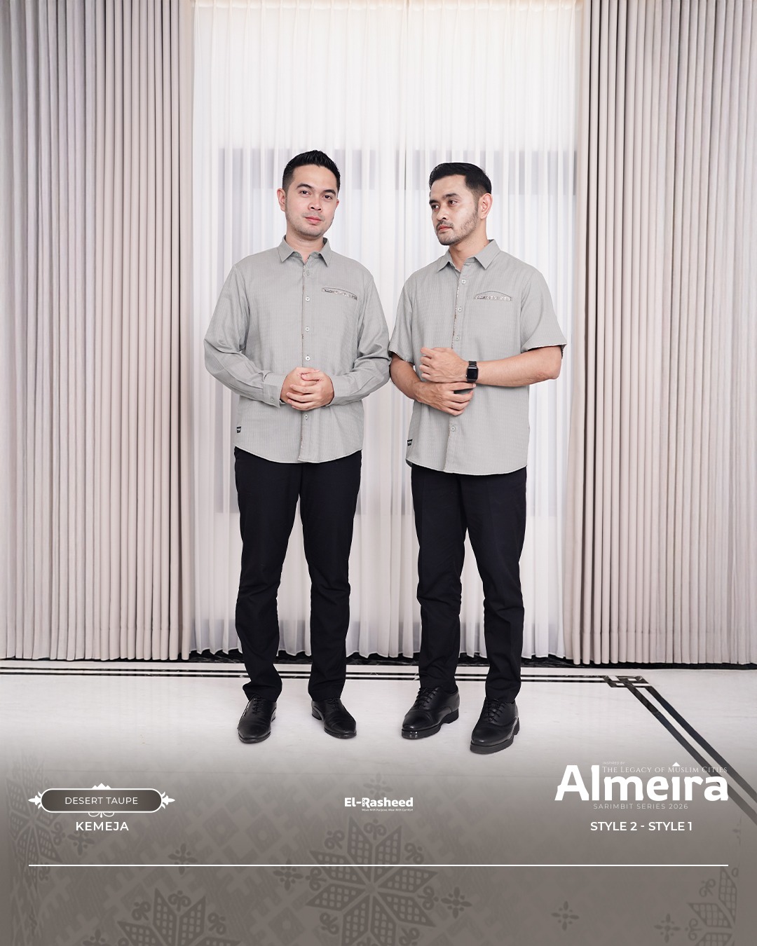SARIMBIT 2026 ALMEIRA SERIES WARNA DESERT TAUPE