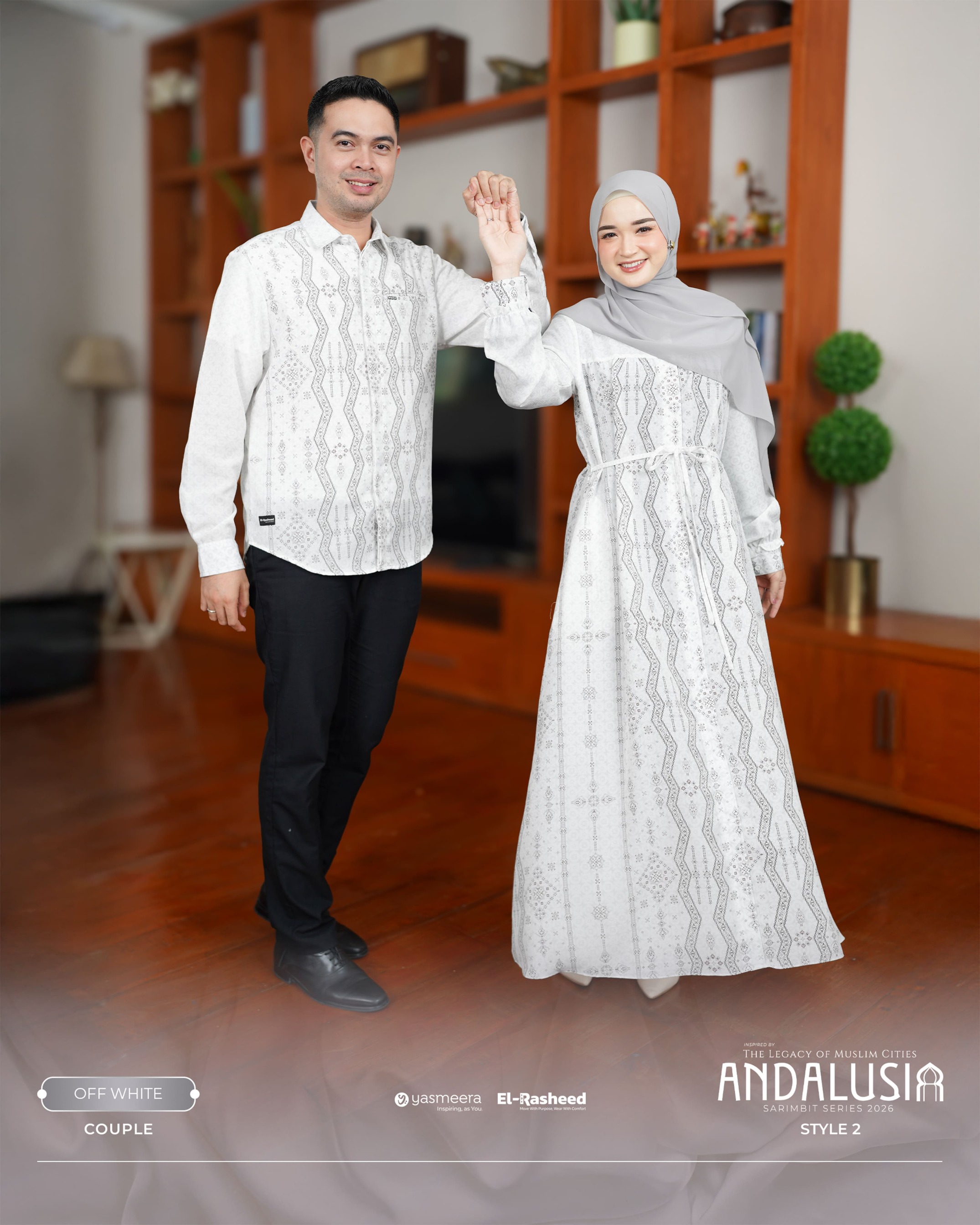 SARIMBIT 2026 ANDALUSIA SERIES WARNA OFF WHITE