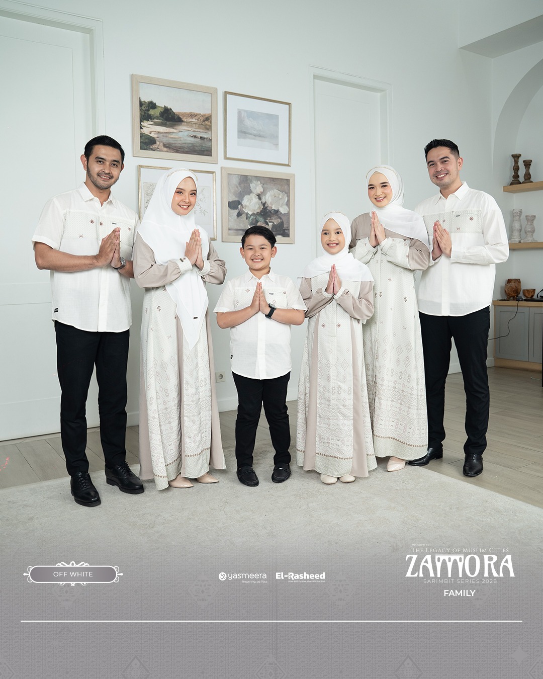 SARIMBIT 2026 ZAMORA SERIES WARNA OFF WHITE