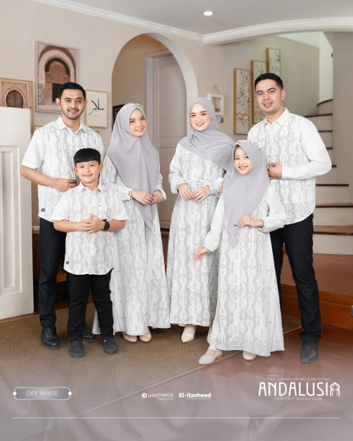 Image of SARIMBIT 2026 ANDALUSIA SERIES WARNA OFF WHITE