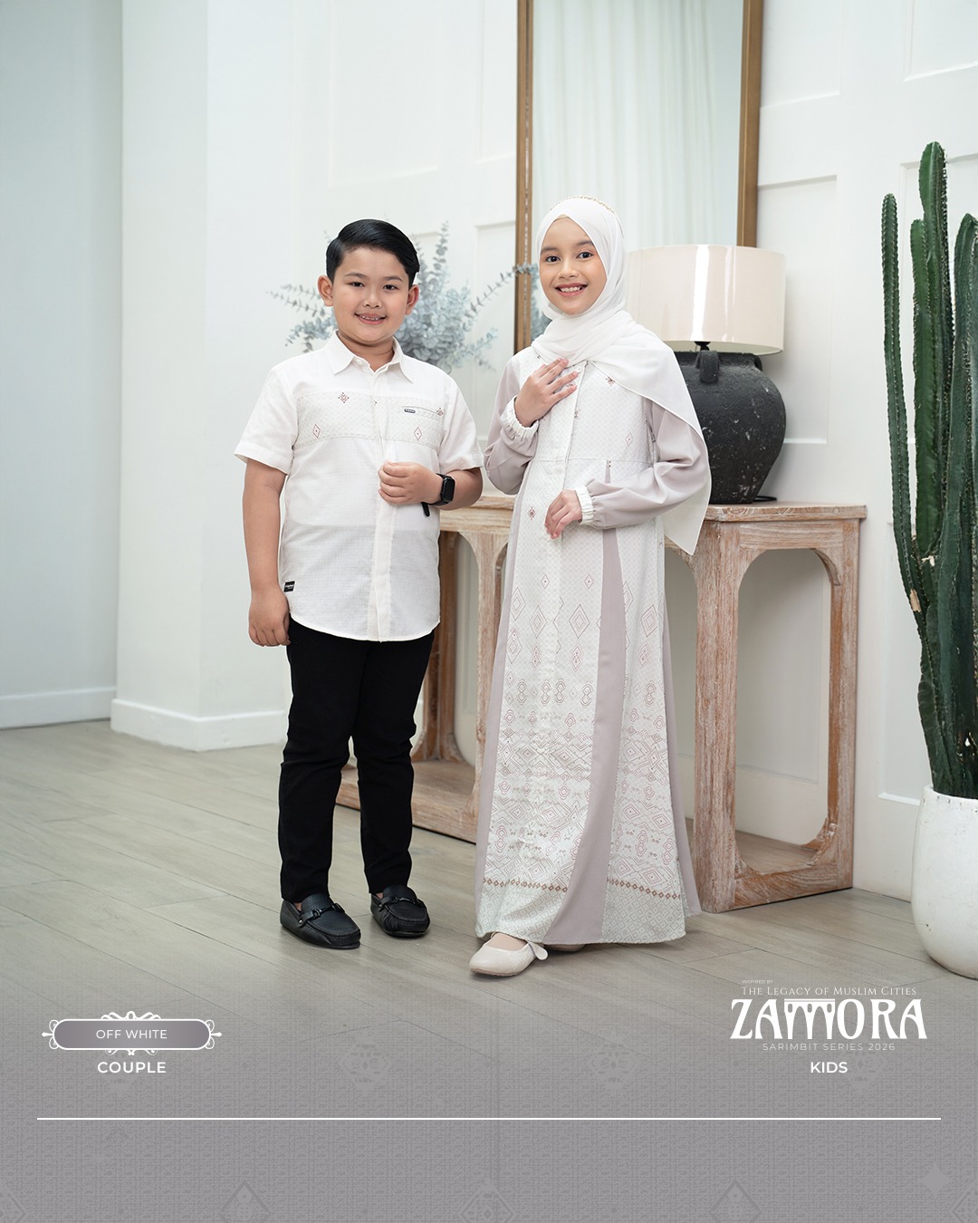 SARIMBIT 2026 ZAMORA SERIES WARNA OFF WHITE