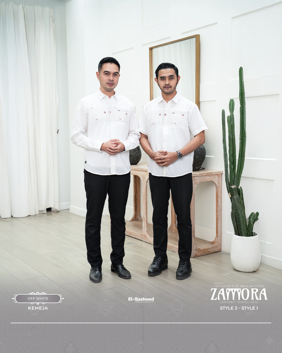 SARIMBIT 2026 ZAMORA SERIES WARNA OFF WHITE