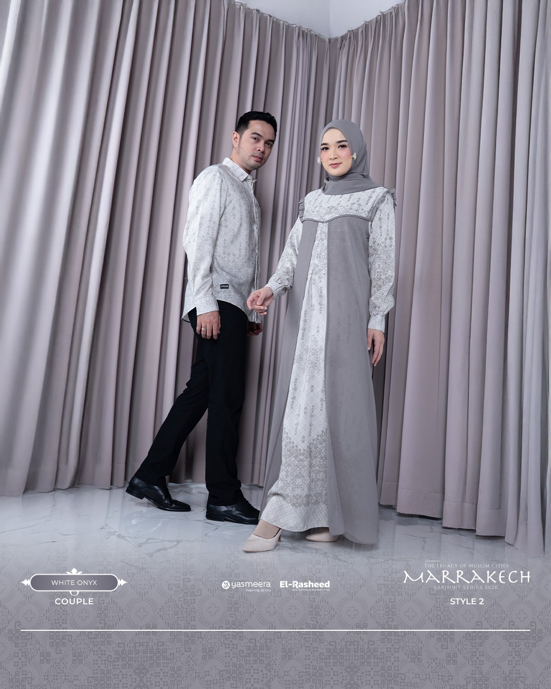 SARIMBIT 2026 MARRAKECH SERIES WARNA WHITE ONYX