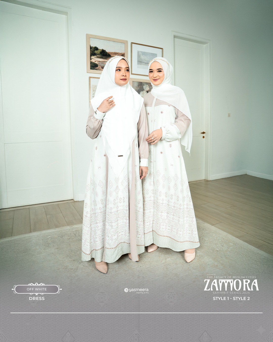 SARIMBIT 2026 ZAMORA SERIES WARNA OFF WHITE